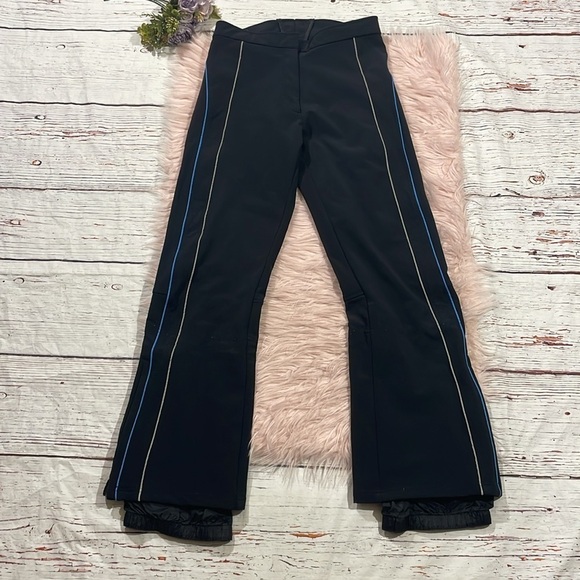 Obermeyer Black Striped Snow Skiing Pants - Picture 1 of 10
